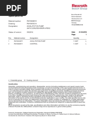 Manual De Partes Rexroth Safety Board Of Directors
