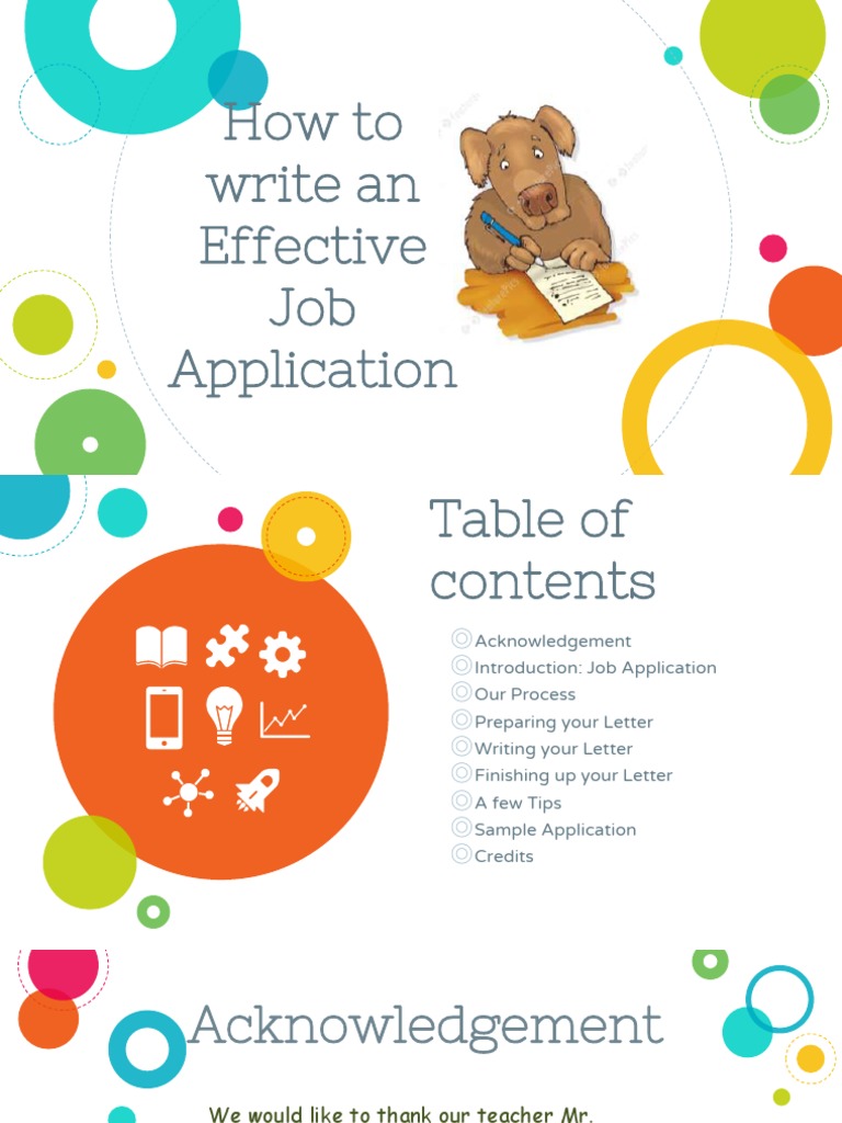How To Write An Effective Job Application | PDF | Résumé | Communication