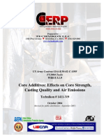 1411-319 Core Additives Effects, Strength, Quality, Emissions Public