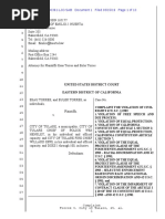 Filed Complaint Torres V City of Tulare
