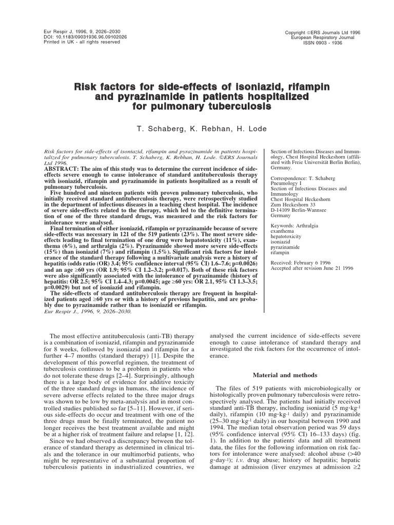 2026 Full PDF Tuberculosis Medicine