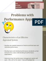 Problems With Performance Appraisal