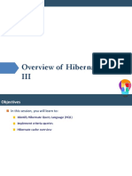 Overview of Hibernate - III