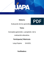 Tarea 1 Evaluacion de Los Aprendizajes