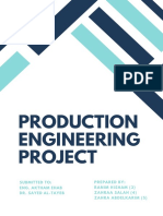 Production Engineering Project - Report