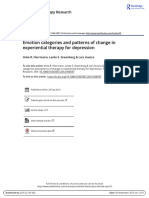 Emotion Categories and Patterns of Change in Experiential Therapy for Depression