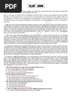 CLAT Previous Year Papers 2008 2017 PDF | PDF | Government Of ...