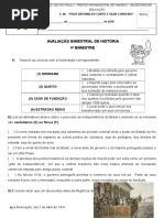 AVALIAÇÃO BIMESTRAL DE HISTÓRIA.docx