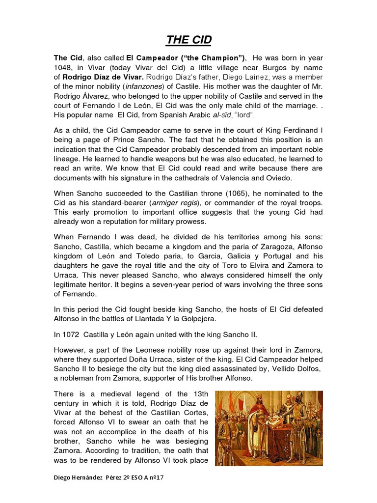 The Life and Legacy of El Cid | PDF
