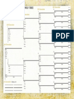 Chart Six Generation Family Tree