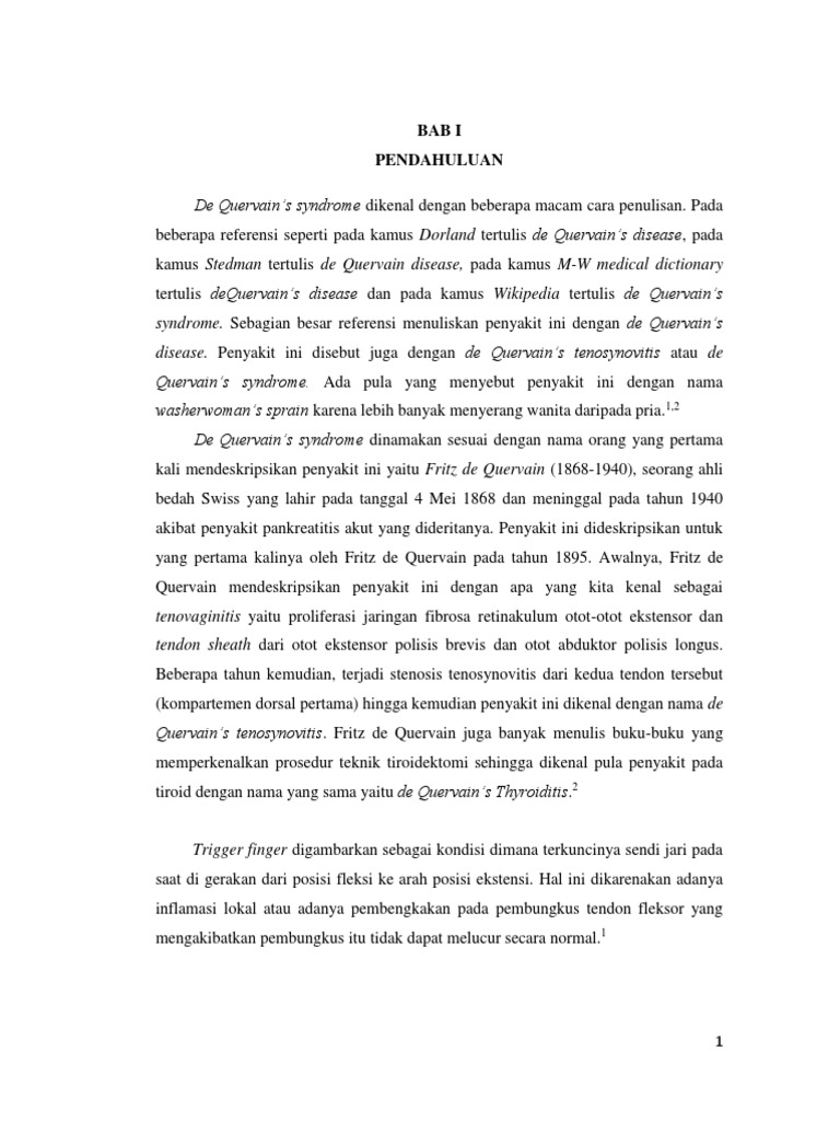 De Quervain's Dan Trigger Finger PDF