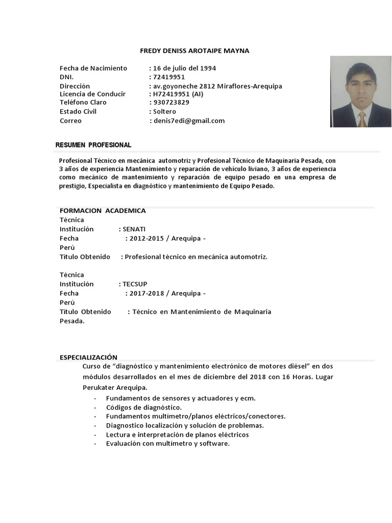 CV Act 2019fredy | PDF | Solenoide | Soldadura