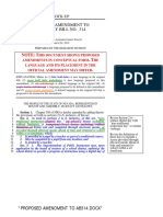 Proposed Amendment To Assembly Bill No. 314: Mock-Up