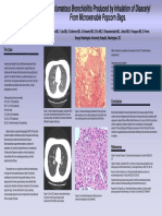 Granulomatous Bronchiolitis Produced by Inhalation of Diaacetyl From Microwavable Popcorn Bags