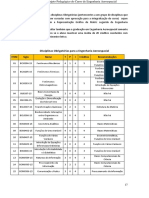 Disciplinas Aero Ufabc