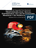 Responsabilidad Social Empresarial en Las Actividades Mineras y de Hidrocarburos