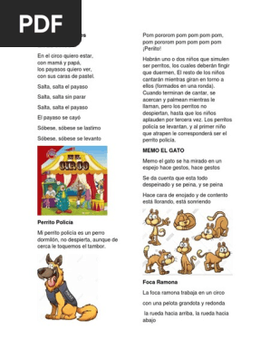 5 Rondas Infantiles Docx Ocio scribd
