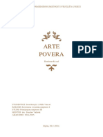 Arte Povera Seminar PDF