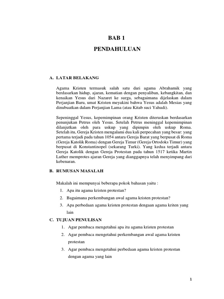 Bab 1 Pendahuluan A Latar Belakang