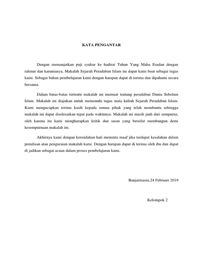 Kata Pengantar Daftar Isi Daftar Pustaka 1