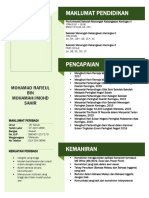 Resume: Maklumat Pendidikan