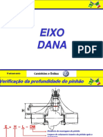 Eixo Dana 8 e 9 t