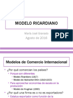 Modelo Ricardiano Granado 2016