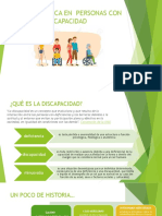 Actividad Fisica en Personas Con Discapacidad