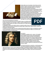 Biografias de Galileo, Newton Descartes