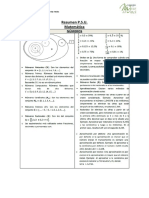 Resumen PSU Matemática SACAR EN REDUCCIÓN CUARTO MEDIO B ELECTIVO MIERCOLES 26