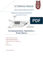 Enmascaramiento, Ruido Blanco