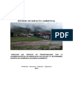 Estudio de Impacto Ambiental