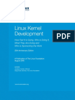 Publication Linux Kernel Development Report 2016