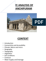 Site Analysis of Kanchipuram