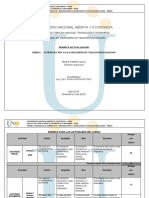 Rubrica de Evaluacion 2016