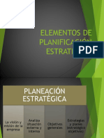 Elementos de Planificación Estratégica
