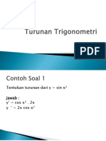 Turunan Trigonometri Soal