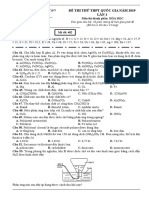 33. Sở GD - ĐT Vĩnh Phúc lần 1 - Mã 402 - 2019