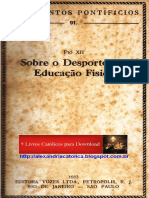 Pio XII - Sobre o Desporto e a Educação Física.pdf