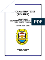 Renstra DPRD Kota 2016-2021 PDF