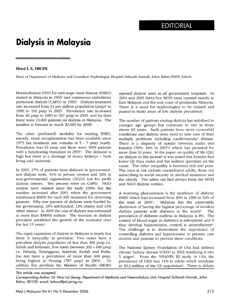 Image Result For Top Dialysis Device Companies In Malaysia Ensun