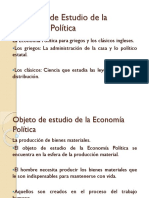 1-El Objeto de Estudio de La Economía Política