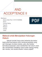 Offer and Acceptence II