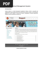 School Management System: Education Department Website