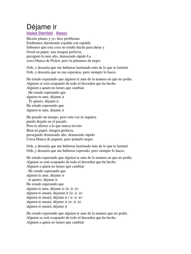 Déjame Ir | PDF, image size:768x1024