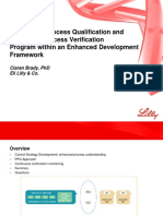 Design of A Process Qualification and Continued Process Verification Program Within An Enhanced Development Framework