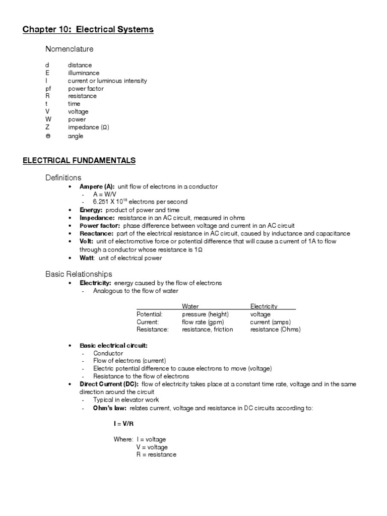 Electrical Systems Fundamentals Guide | PDF | Incandescent Light Bulb ...
