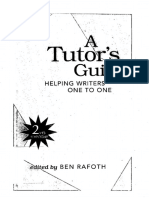 A Totor's Guide Helping Writors One To One PDF