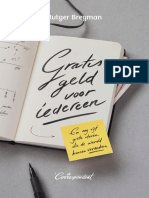 Rutger Bregman - Gratis Geld Voor Iedereen (2014, de Correspondent) PDF