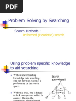 Problem Solving by Searching: Search Methods